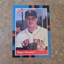 ROGER CLEMENS Donruss 1988  Base Set #51 Boston Red Sox
