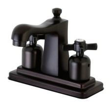 Kingston Brass FB464.ZX Millennium 1.2 GPM Centerset Bathroom - Bronze
