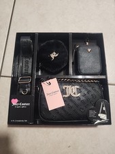 Juicy Couture 4 PC CameraBag Set Black New In Box