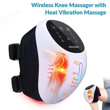 Portable Knee Massager 3 Heating 3 Vibration Modes for Muscle Stiffness Soreness