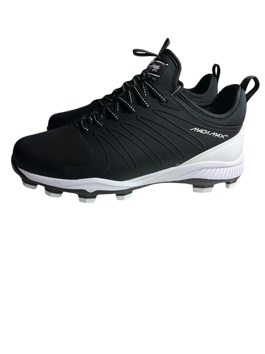 Rawlings TuffTek Coolflo Men\'s Baseball Cleats Size 11 Black Silver New Rawlings Coolflo Mens Baseball Cleats - Mens 11.5 | eBay main image 4