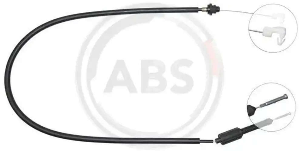 Accelerator Cable A.B.S. K34440 for Renault Clio (91-98) - Image 5