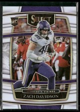 2021 Panini Select #95 Zach Davidson Silver