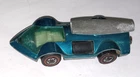 Hot Wheels Redline 1:64. Rocket-Bye-Baby Car. 1970 Aqua w/ White Int.