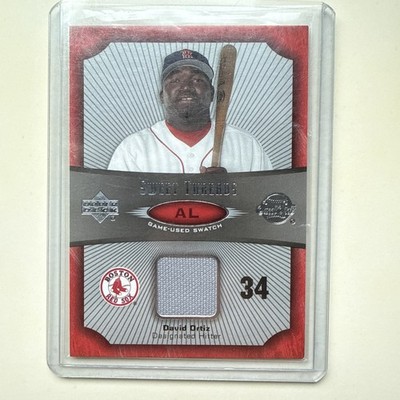 2005 Upper Deck Sweet Threads David Ortiz ST-DO Red Sox Game Used Swatch