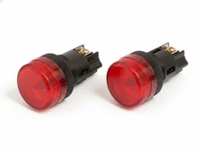 NPL-22 ATI Red LED Pilot Indicator Light 22mm 120V AC Replaceable lamp (2PCS)