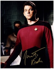 Star Trek Jonathan Frakes Signed Autographed 11x14 Photo