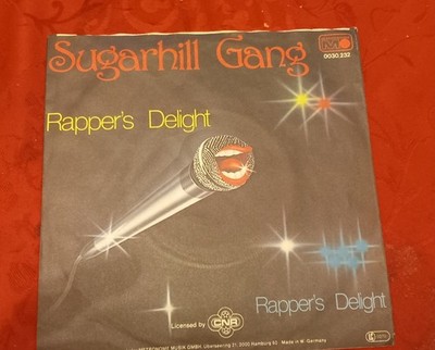 Sugarhill Gang Rapper`s Delight Vinyl 7Inch Single Metronome CNR 1980