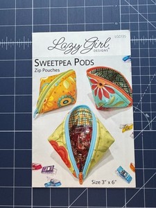 Pea Pod Zippered Pouches Pattern (New)_Lazy Girl Design
