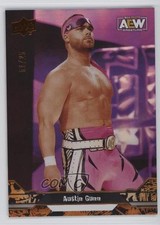 2023 Upper Deck AEW All Elite Wrestling Orange Piledriver 1/25 Austin Gunn lt5