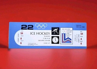 Miracle On Ice   ''Run Back The Miracle'' Event Ticket   Herb Brooks Arena