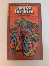 Space For Hire by William F. Nolan 1971 Lancer Paperback Sci-Fi Novel Book VTG