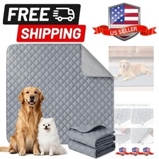 Reusable Washable Pee Pads for Dogs Large/Extra Large 36'' x 41'' 2 Pack, Abs...