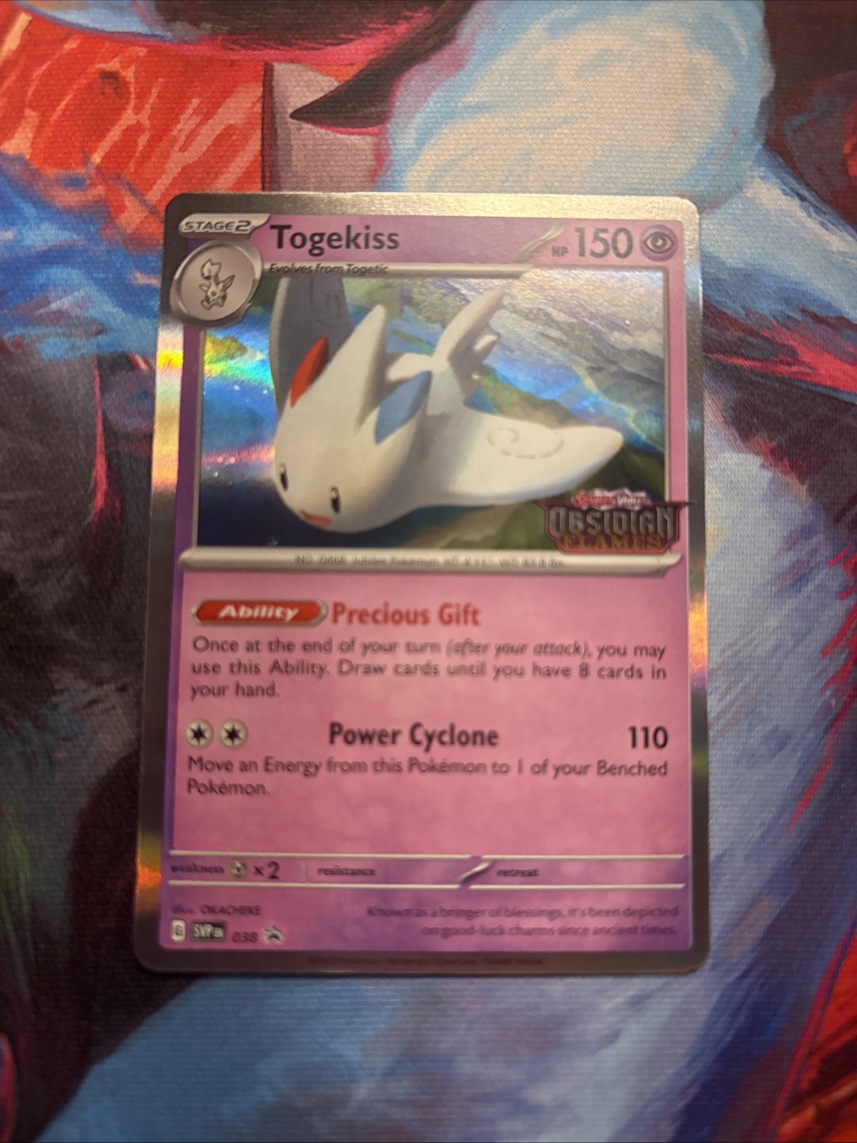 Togekiss (Prerelease) 038 Holo Promo Scarlet & Violet Promo Pokemon Near Mint