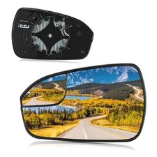Mirror Glass Compatible with Fusion 2013 Left Driver Side 2013-2020 Fusion