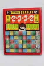 Vintage Nickel special Charley Punch Board