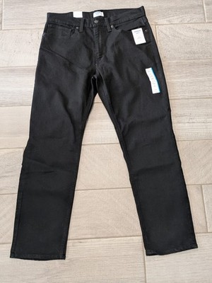 Levis Denizen 231 Athletic Mens Black Jeans 34x30 Flex Stretch Fit Denim Pants