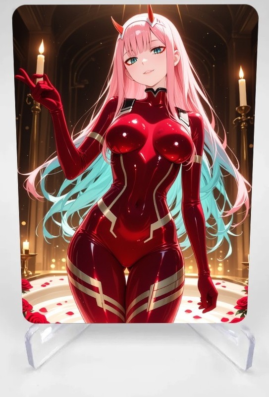 Zero Two Anime Waifu Card 1/1 Collectible DITF-ZER-489