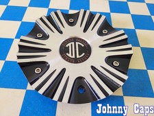 2 Crave Wheels Pd-capsx-p1028-al . Black Silv Metal Center Cap 50 Qty. 1
