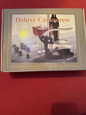 Cavatappi Deluxe Corkscrew Kit Includes Foil Cutter  & Stand