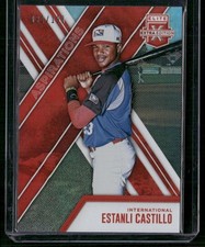 2017 Panini Elite Extra Edition #173 Estanli Castillo Aspirations Orange #/100