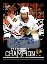 2025-26 UD Chicago Blackhawks Centennial #CC-1 Andrew Ladd Capturing a Champion