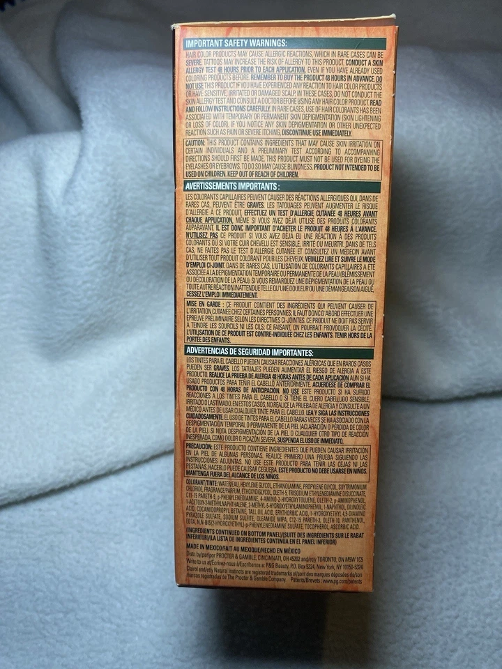 Clairol Instintos Naturales Demipermanentes #32 Marrón Borgoña/ciruela egipcia Foto 4 de 4