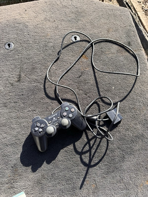 SONY PlayStation 2 PS2 DualShock 2 Black Controller OEM Model #0006
