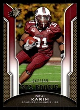 2010 SPx #221 Deji Karim #/599