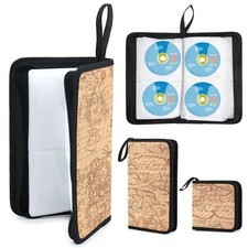 40/80 CD DVD Case Portable Holder Large Storage Disc Wallet Bag For Car Travel