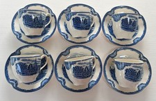 Johnson Brothers Old Britain Castles Cups and Saucers Six.