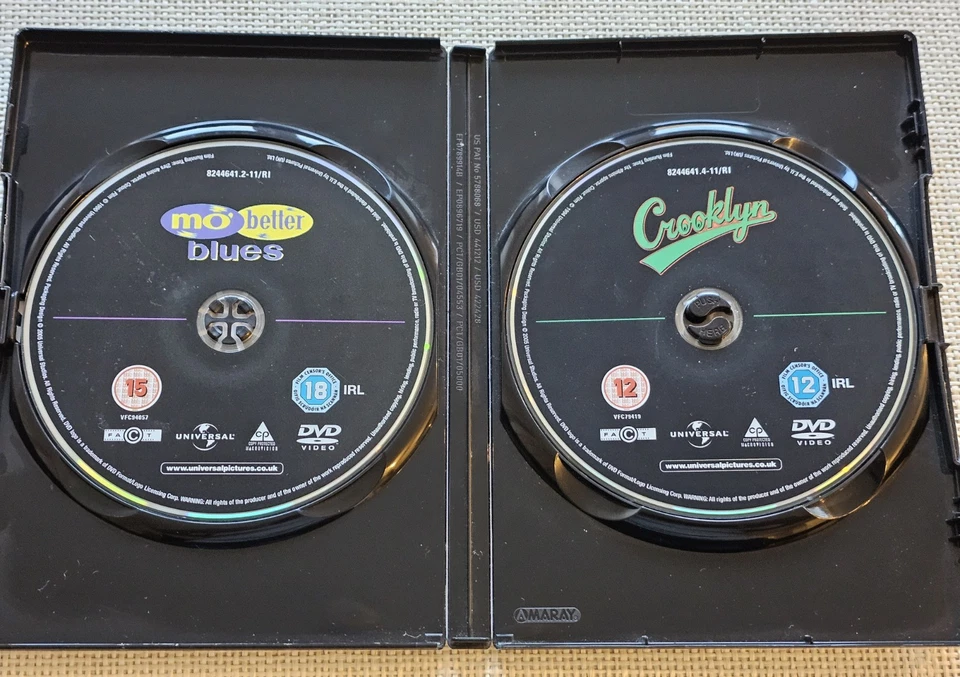 Mo' Better Blues / Crooklyn DVD 2-Disc Set DVD Spike Lee Denzel Washington - Image 2 of 3