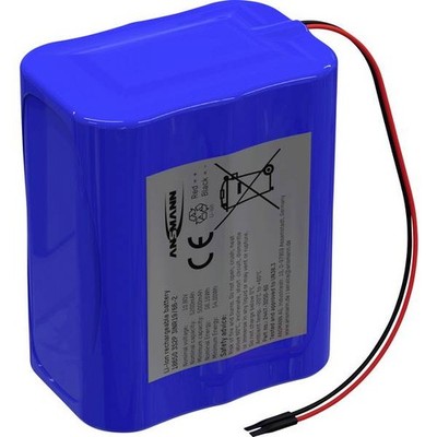 Ansmann 2447-3050-60 Battery Pack 6x 3S2P Battery Pack 6x 18650 Li-ion Cable 10.