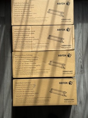 Xerox VersaLink C505 Drum Set 4-Pack CMYK Genuine OEM Black Cyan Magenta Yellow