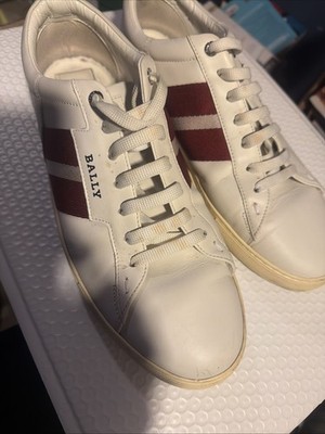 Bally Switzerland Helvio Calf Leather Low Top Sneaker Size 13D Mens