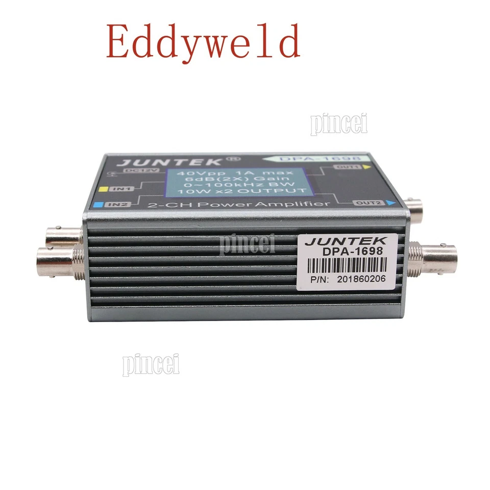 DPA-1698 2CH Function Generator Amplifier 0-100KHz 10W*2 f/ DDS Signal Generato - Image 4 of 4