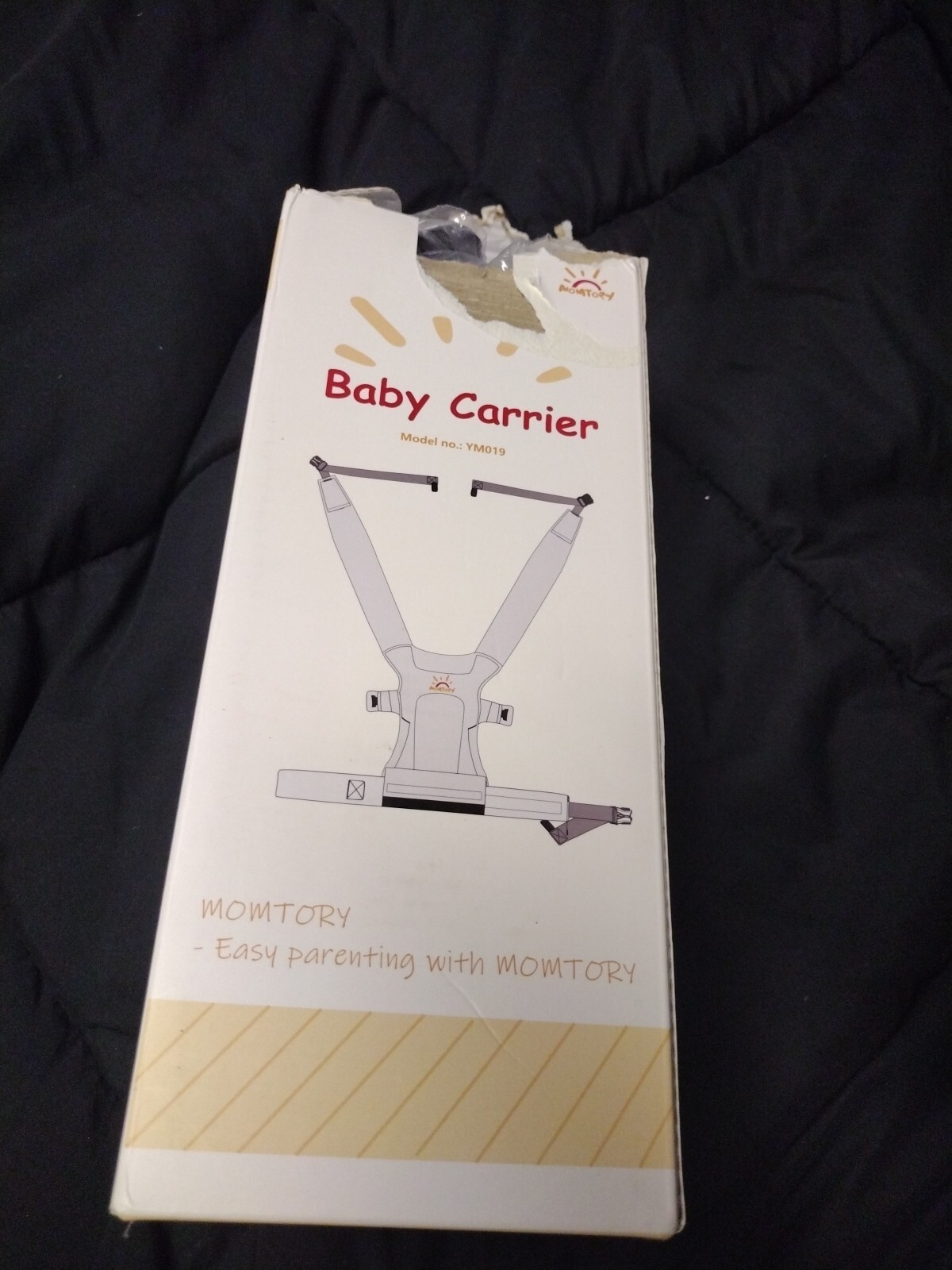 Momtory Baby Carrier, Gray, YM019, 0-36 Months, Free Shipping!-image