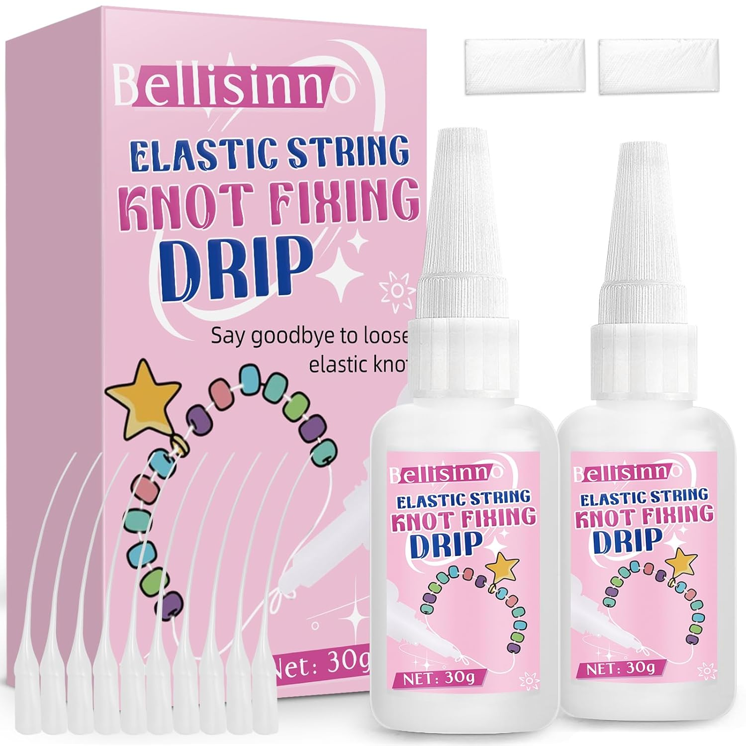 Professional Jewelry Glue for Elastic Bracelet String and Knots