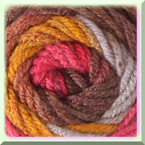 Colorful Bliss Yarn: Vibrant Variegated Knitting Thread, 100% Acrylic, 3.5 Oz (1 - 第 4/7 張圖片