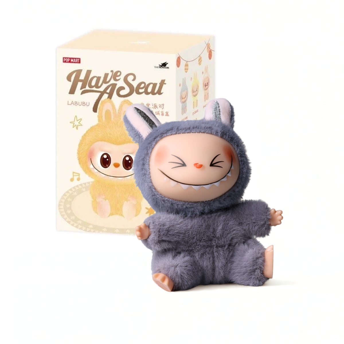 USA- Labubu Have a Seat Edition Plush Keychain | Cute