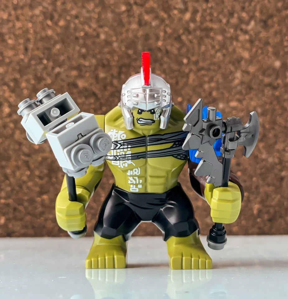 🌈 LEGO Hulk sh0413 Minifigure Marvel Super Heroes Thor Ragnarok - Immagine 2 di 4