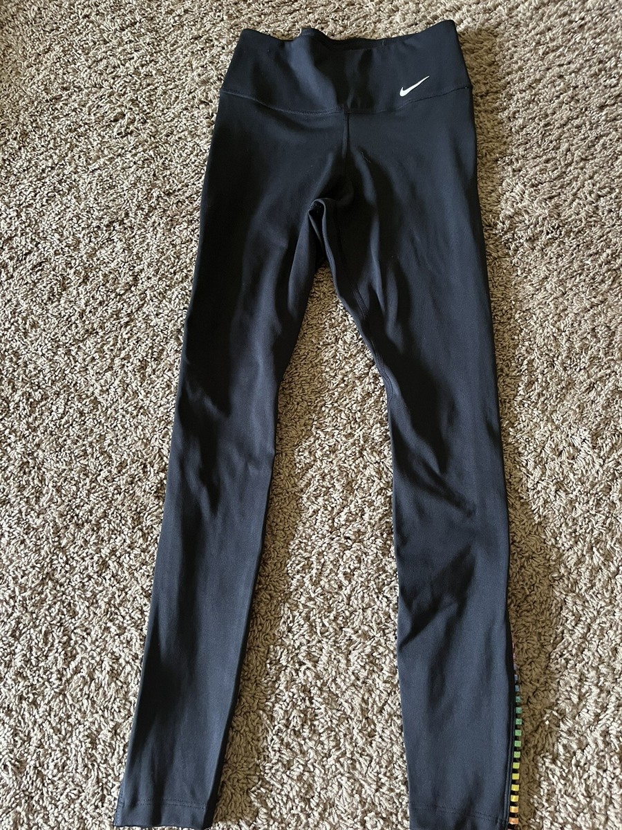 Sports Leggings Nike The One Rainbow Ladder Leggings Nike Pants
