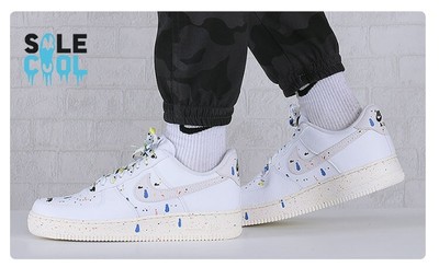 Nike Air Force 1 Low '07 LV8 Paint Splatter White Men's Shoes CZ0339-100