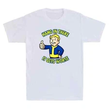 Hang In There It Gets Worse Funny Cartoon Meme Sarcastic Quote Retro Me