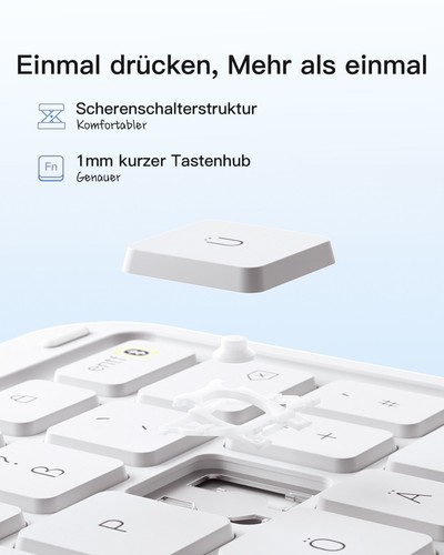 Inateck Hülle Tastatur Ultraleichte iPad 11 Gen. A16,iPad 10,Air 7/6,Pro 11 10.9 - Bild 22 von 30