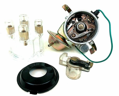 Distributor + Ignition Wires For Volkswagen Beetle L4 1.6L 1960-1985 Points Set - Picture 3 of 9
