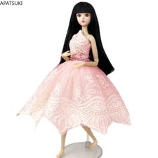 Light Pink Ballet Dress For 11.5" Doll Outfit 1/6 Dolls Accessories Clothes Gown