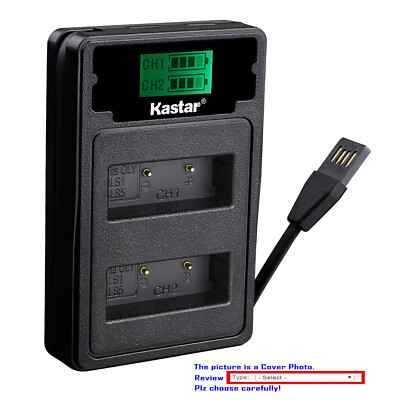 Kastar Battery LZD2 USB Charger for Olympus BLS-1 PS-BLS1 & Olympus E-PL3 Camera