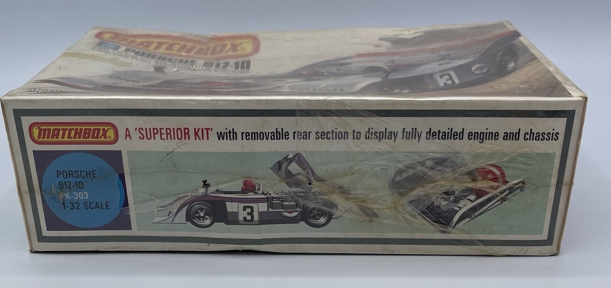 MATCHBOX ミニカーセット Porsche 917 & F1 GTP Matchbox Porsche 917-10 Model Kit Shell 3 1:32 scale From