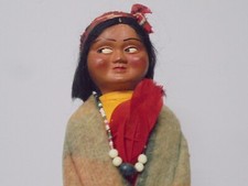 Vintage Native American Indian Maiden Skookum Bully Good No 4020 Doll w/ Box